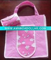 Non-woven foldable shopping bag