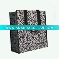 Wholesale recycled woven polypropylene shopping bags