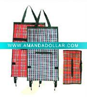 Wholesale pp woven wheeled bag