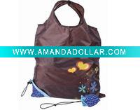 Wholesale strawberry design foldable bag