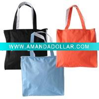 Colorful polyester shopping tote bags