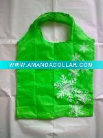 Christmas folding shopping bag