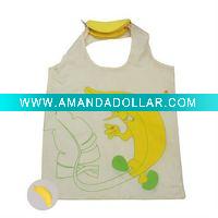 Wholesale fruit foldable polyester shopping bag