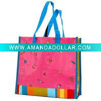 Wholesale Colorful PE woven tote bag