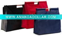 Wholesale shopper bag with wood handle