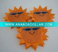 2011 new sunflower folded shopping bag