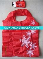 Christmas folding shopping bag