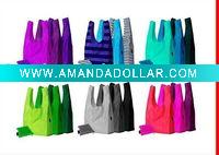 190T polyster shopping bag tote bag grocery bag