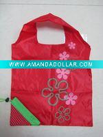 Wholesale Fruit foldable tote bag with drawstring cord for closure