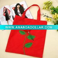 Wholesale Rose Folding Shopping Bags