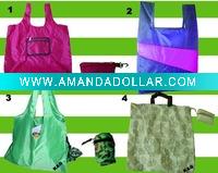 Wholesale foldable polyester shopping bag