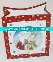 Christmas paper bag/ Christmas shopping bag