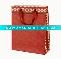 Wholesale Fashion high quality cheap promotional reused Paper shopping bag
