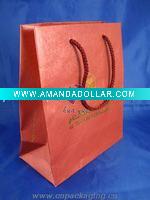 Wholesale paper shopping bag with art paper golden hot stamping(Y-20144)