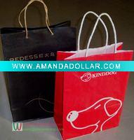 Wholesale colorful ecological paper bags
