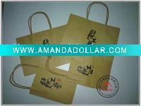Wholesale tote paper bag for shopping