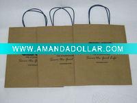 Wholesale food service paper shopping bag