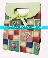 Wholesale hot!sale! fashion handed promotional paper shopping bag(050974)