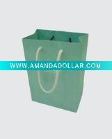 Wholesale Green shopping gift packaging bags