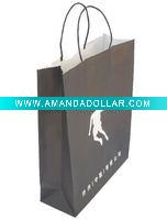 Sports brands kraft paper shopping bag