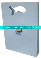 Wholesale die-cutting paper shopping bag