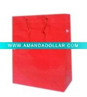 Wholesale Plain colour shopping paper bag