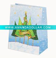 Wholesale Fashion high quality cheap promotional reused Paper handbag