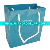 Wholesale Glossy Laminated Shopping Paper Bag
