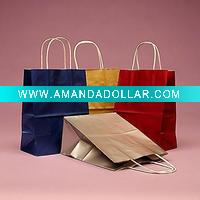 Wholesale kraft paper Shopping Bag