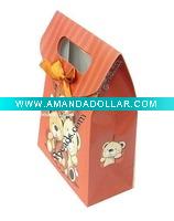 Wholesale paper foldable gift shopping bag