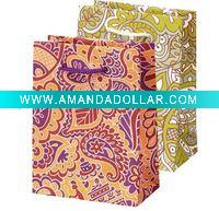 Wholesale paisley gift paper bag