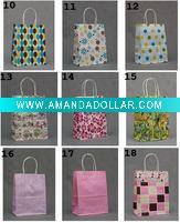 white Craft paper bags