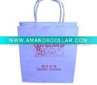 Wholesale White kraft paper gift bags