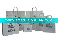 Twist handle paper bag