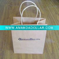 Wholesale one color kraft paper bag