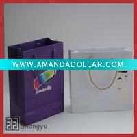 Wholesale shopping paper bag,packaging bag,printed paper bag,garment paper bag