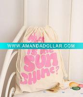Wholesale cotton drawstring bag
