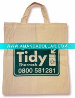 Wholesale 100%Cotton shopping bag for promotional