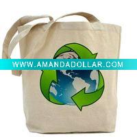 Wholesale 100% Cotton recycled shopping bags