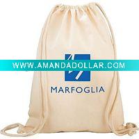 Wholesale Cotton Drawstring Backpack