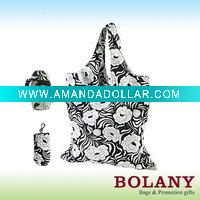 Foldable printed cotton bag BO-TC001-002
