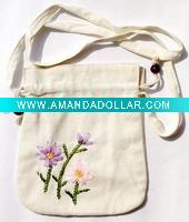 Wholesale cotton shoulder bag
