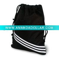 black drawstring cotton bag