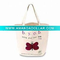 Wholesale 100 Cotton fashional shopping Bag
