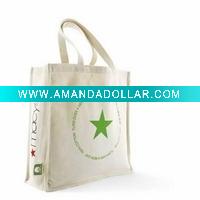 Wholesale 2011 eco cotton printed shopping bag