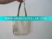 Cotton bag with shoulder strap