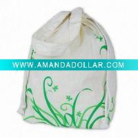 White cotton shopping bag