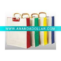 PE Coated cotton shopper