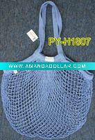 Wholesale reusable cotton mesh bag