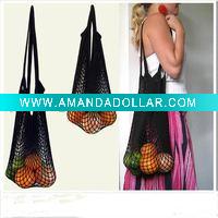 Wholesale mesh shopping bag,cotton string bag